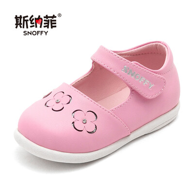 

Snafy girls shoes baby shoes women 2019 spring new toddler shoes slip 1-3 years old children shoes 19603 pink 23
