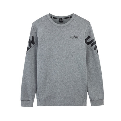 

Xtep sports casual sweater men 2018 autumn new fashion trend loose comfortable round neck sweater male 882429059402 in the flower gray