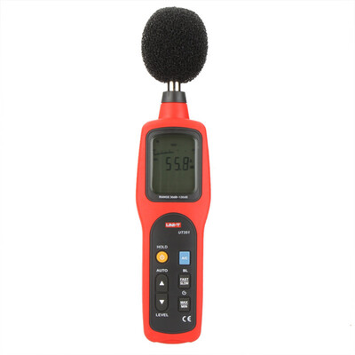

Free Shipping UNI-T UT351 Digital Sound Level Meter Noise Tester Measuring LCD Backlight A&C Frequency Weighting