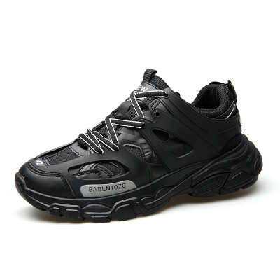 

Yichi EGCHI Casual Mens Thick-soled Outdoor Sports Shoes Male 28003 Black 40