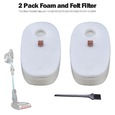 

3 Pack Vacuum Foam&Felt Filter Set for Shark Rocket Vacuum HV320 HV321 HV322 HV324Q HV319 HV320W