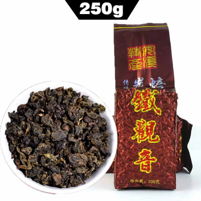 

250g Top Chinese Roast Tieguanyin Green Tea Oolong Tie Guan Yin 1725 Weight Loss China Green Food Slimming Teas Gift best oolong t