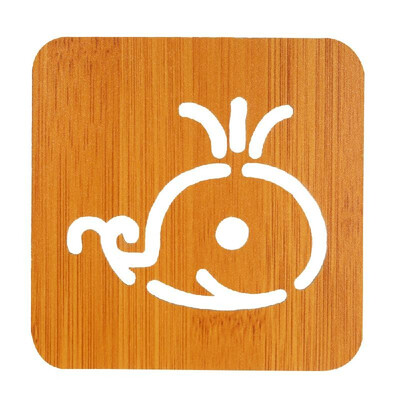 

Insulation Mat Bamboo Wood Insulation Mat Heat Resistant Trivet Mat with Lovely Pattern 37"37"016"