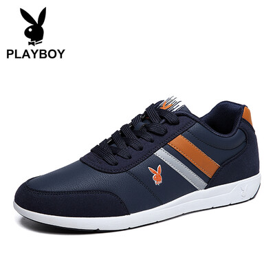 

Playboy PLAYBOY sports running casual shoes mens belt with anti-slip wild DS65065 dark blue 42