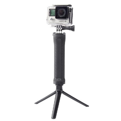 

Go Pro Selfie Stick Waterproof 3 Way Extendable Camera Handle Foldable Tripod Adjustable Mount for Gopro Hero 5 6 4 SJ4000 Xiaomi