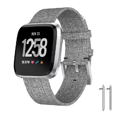 

SDFB-001 Watch Band Fitbit Strap Woven Fabric Wrist Strap Replacement Wristband for for Fitbit Versa Fitness Smart Watch