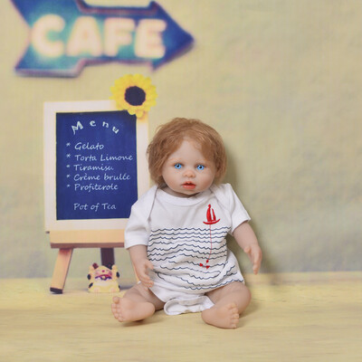 

New Realistic Christmas Bebe Bonecas 23 inch Full Vinyl Reborn Baby Dolls Wear Red Rompers Hot Gift For Child Baby Girl Doll Toy