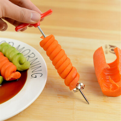 

Manual Screw Slicer Vegetables Spiral Knife Carving Tool