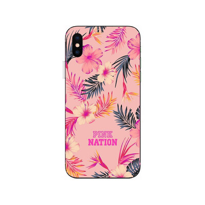 

Pink nation Style VS Victoria Soft Silicone Painting Case For Apple iPhone 6 6s 7 8 Plus X XR XS Max Soft TPU Printed Cover