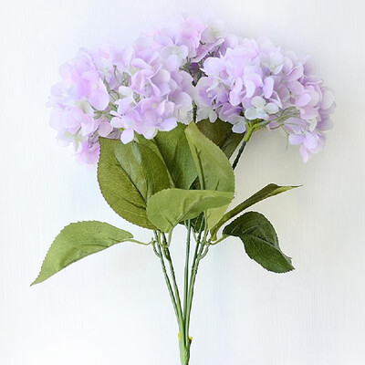 

AliExpress source European simulation bouquet wholesale five Icelandic hydrangea wedding valance decoration fake flower art GDU11-