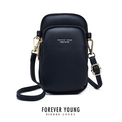 

Korean version of the pure womens one-shoulder phone bag stylish simple slant cross bag