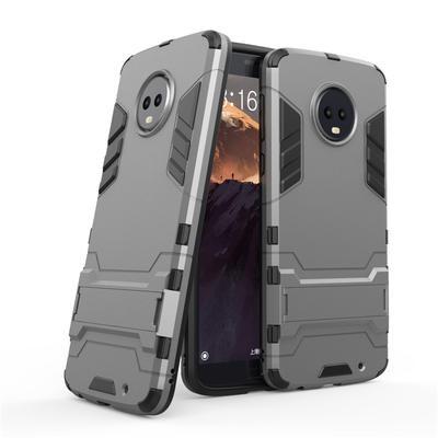 

Goowiiz Phone Case For Motorola Moto G6G6 PlusZ2 Play Armor PCTPU Silicone Hard Bracket Double Protection