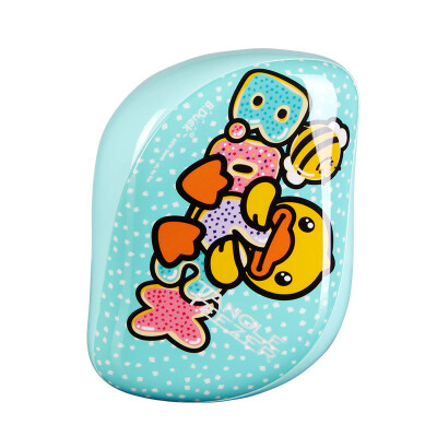 

Tangle Teezer portable hair comb anti-knotted BDuck cooperation small yellow duck blue