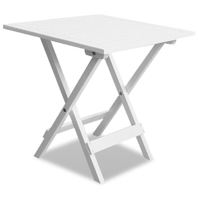 

Outdoor Coffee Table Acacia Wood White