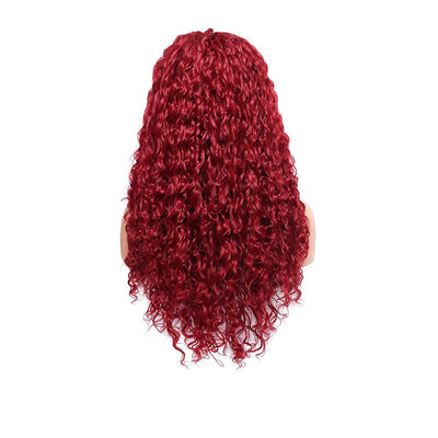

Real Thick Brazilian Lace Front Hair Wig Extensions Cosplay Heat Resistant Long Wigs Pink Gray