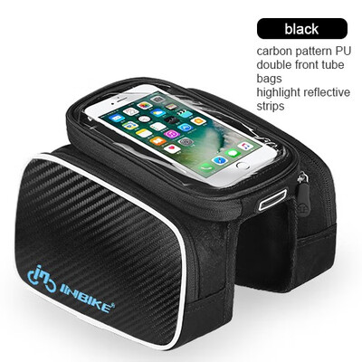 

INBIKE MTB Road Bike Bags Rainproof Touch Screen Cycling Top Front Tube Frame Bags 60 Inch Cellphone Case Bicycle Accessories
