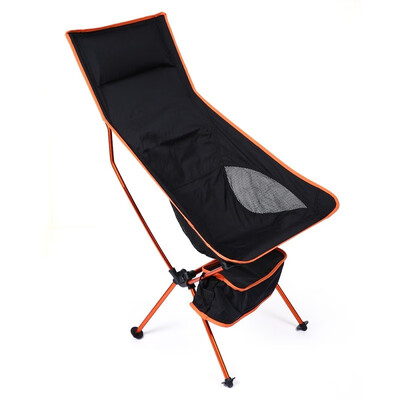 

Lengthened Foldable Aluminium Alloy 7050 Outdoor Chair with EPE Pillow Foot Strap