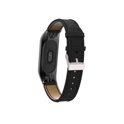 

Genuine Leather Bracelet for Xiaomi Mi Band 3 Strap Watch