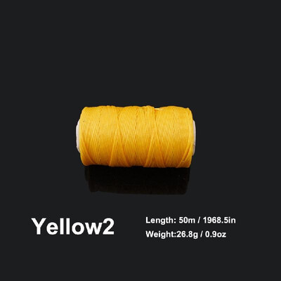 

10mm 50 Meters Long Flat Waxed Thread Waxed String for Leather Sewing