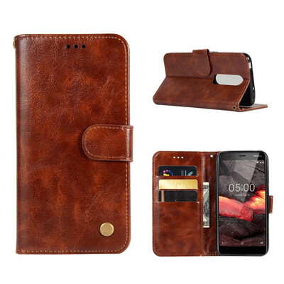

MOONCASE Nokia 51 Premium Vintage Leather Case - Brown