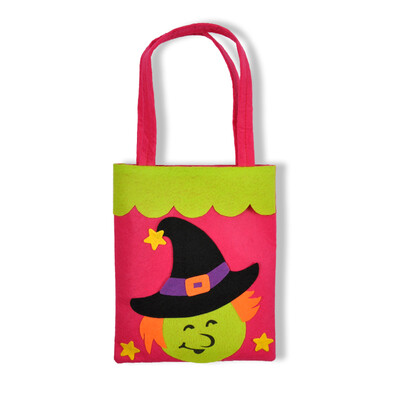 

New&new fine arts Halloween colorful candy bags cute creative funny decoration childrens gifts portable small bag party prizes souvenir bags witch models 25cm20cm