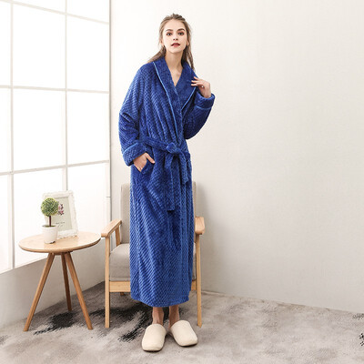 

Womens Solid Robe Long Bathrobe Womens Solid Color Microfiber Robe