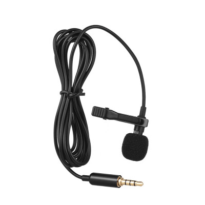 

Andoer EY-510A Mini Portable Clip-on Lapel Lavalier Condenser Mic Wired Microphone for iPhone iPad Android Smartphone DSLR Camera