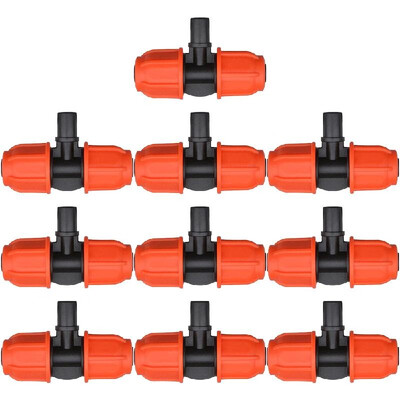 

10 Pieces Irrigation Fittings Kit 912mm Garden Hose Quick Connectors for Rain Bird Compatible Drip or Sprinkler Irrigation System