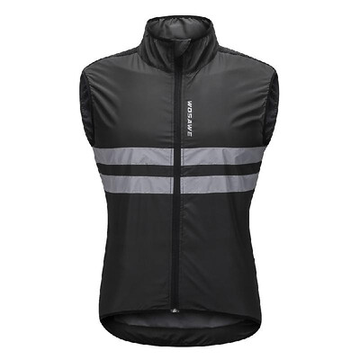 

Wosawe Sleeveless Cycling Jersey Windproof Breathable MTB Bike Riding Top Sports Jacket for Men And Women