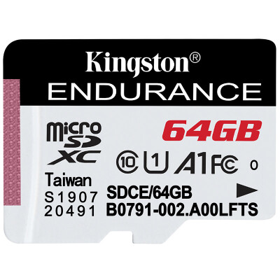 

Kingston 64GB TF MicroSD memory card U1 C10 A1 driving recorder & home surveillance camera dedicated memory card high durability