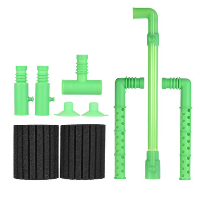 

Aquarium Double Head Biochemical Sponge Water Filter for Aquarium Fish Tank Fry Shrimp Breeding Oxygen Air Pump Accessory