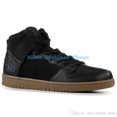 

Dunk High Premium SB Running Casual Shoes Black Iridescent Tri Color Obsidian Bred White Widow For Men Women Athletic Sport Sneake