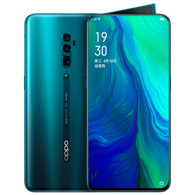 

Chinese version OPPO Reno 10x Zoom Edition Qualcomm Snap 48 million Super Clear Three Shot 8GB256GB Fog Sea Green