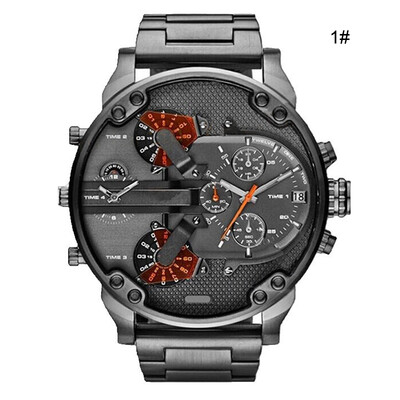 

Hot Mens Fashion Luxury Watch Stainless Steel Sport Analog Quartz Wristwatches