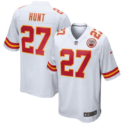 

Youth Football Jersey Kansas City Chiefs Kareem Hunt White Game Jersey