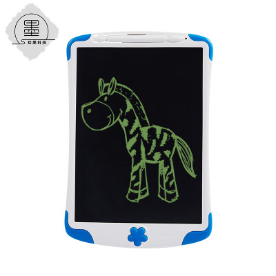 

Ink ink LCD handwriting board electronic hand-painted board childrens painting tools cartoon educational toys LCD flexible screen 12 inch blue