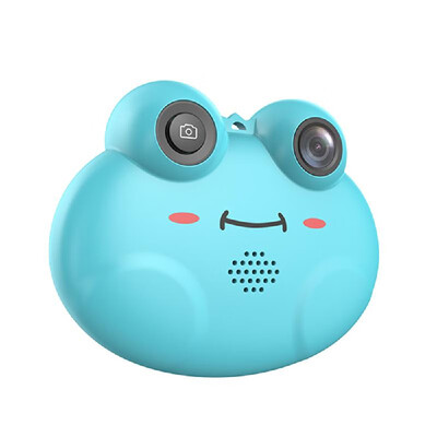 

Mini Kids Digital Video Camera Cute Cartoon Frog Shape Built-in Lithium Battery Birthday Festival Gift Commencement Day Present fo