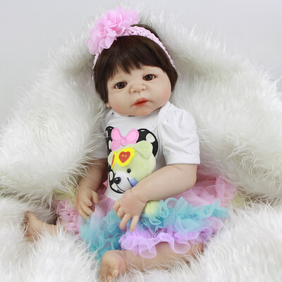 

Hot Sale 23 57 cm Lifelike Reborn Dolls Handmade Silicone Full Body Fashion Girl Baby Doll Toy For Child Birthday Xmas Gifts