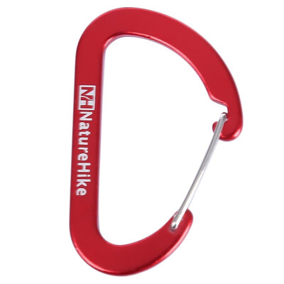 

Naturehike 2pcs Outdoor Camping Climbing Carabiner D-shape Keychain Buckle Mini Hook