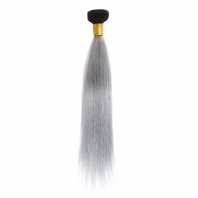 

Nami Hair Wholesale Price Ombre Color T1BGrey Brazilian Straight Remy Hair Weaves Bundles 100 Human Hair Extension