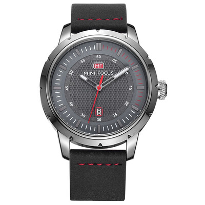 

BOFUTE Male Watches Japanese Quartz Movement Calendar Waterproof Genuine Leather Strap 0014G