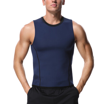 

SLIMBELLE Sauna vest for man neoprene sweat vest weight lose sweat tank top fat burner vest thermo vest no zip