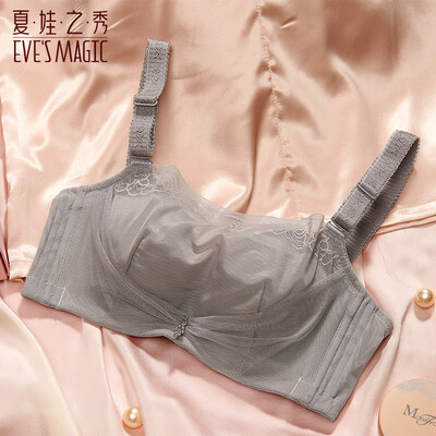 

Eve show new tube top underwear gathered to adjust 3 4 cups comfortable skin-proof anti-glare bra ladies bra 3660 silver 80A