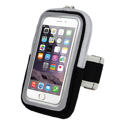 

Rich elephant sports arm bag mobile phone bag 6 inch touch screen running bag outdoor sports arm set riding wrist bag black 1901078