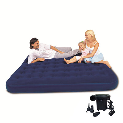 

Bestway double air mattress new air bed portable inflatable cushion tent mat outdoor moisture mat gift electric pump storage bag 14584