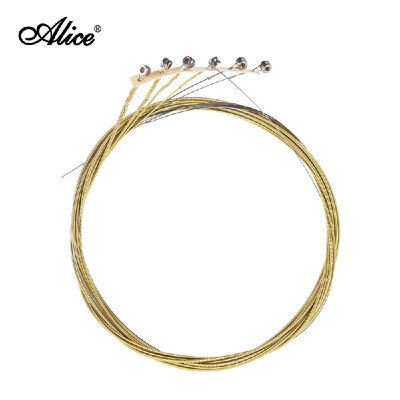 

Alice AW430- Light Acoustic Guitar Strings Set Steel Strings for 36inch - 42inch Acoustic Guitars Pack of 6PCS