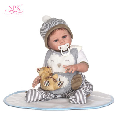 

20in Reborn Baby Rebirth Doll Kids Gift All-Silica Gel Boy