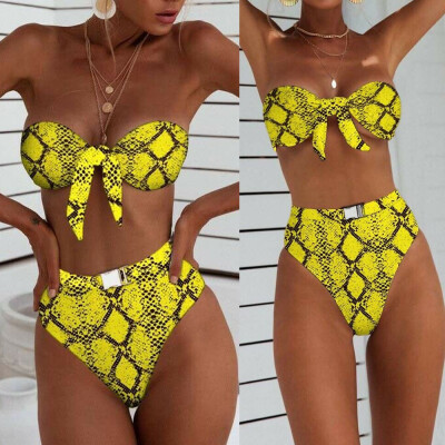 

Push Up Bikini Set Women Bra Padded Swimwear Bandage Swimsuit Bathing Suit