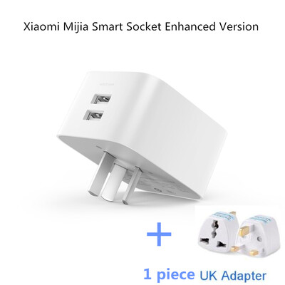 

Original Xiaomi MiJia Mi Smart Socket Enhanced Version Wireless WiFi Remote Control Time Setting Electricity statistics USB Plug