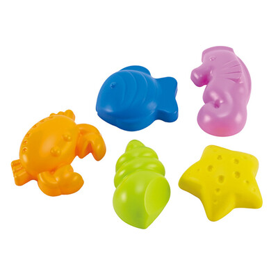 

Germany Hape beach animal model for 5 sets of childrens play sand tools play beach toys 18 months E4003 kids baby boy girl birthday gift